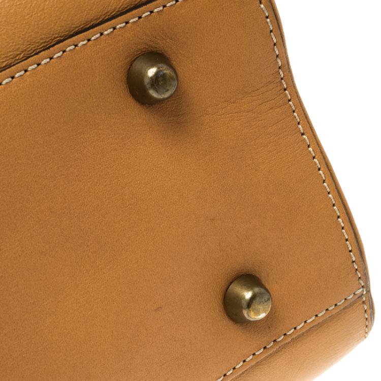 Pre Owned Chloe Tan Leather Pure Paddington Tote