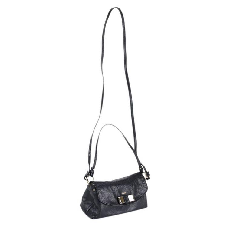 Pre Owned Chloe Black Leather Lily Shoulder Bag