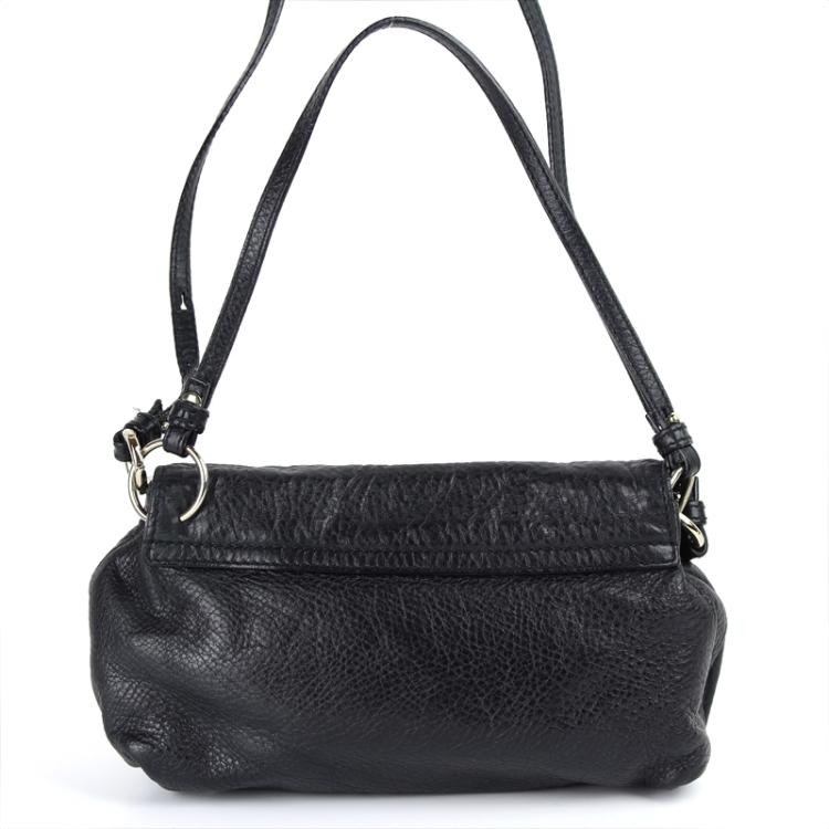 Pre Owned Chloe Black Leather Lily Shoulder Bag