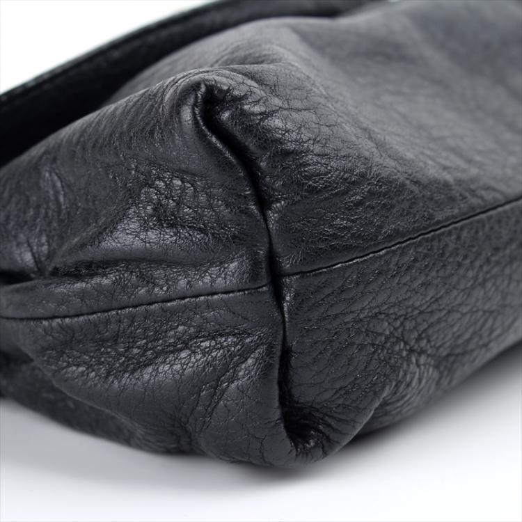 Pre Owned Chloe Black Leather Lily Shoulder Bag