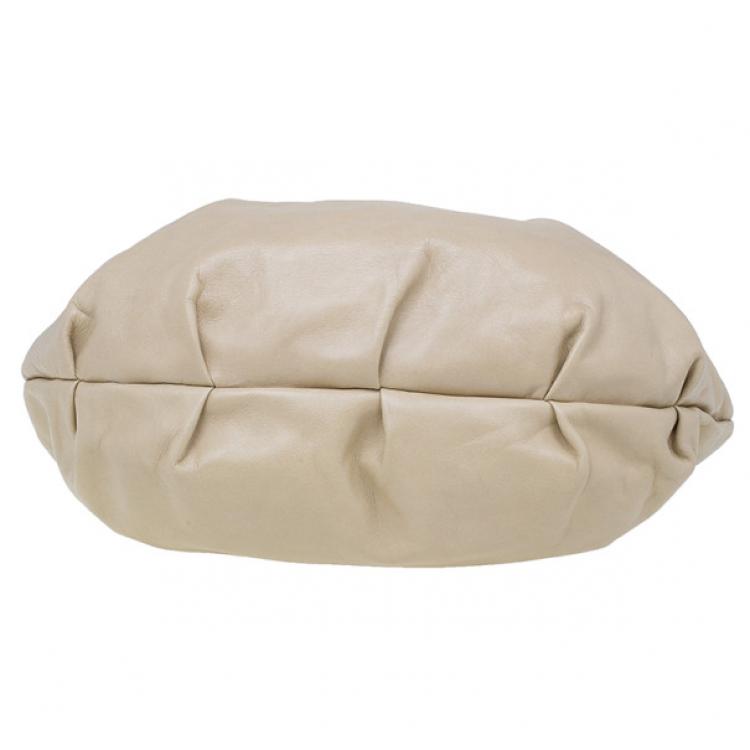 Pre Owned Chloe Gold Leather Large Ethel Hobo