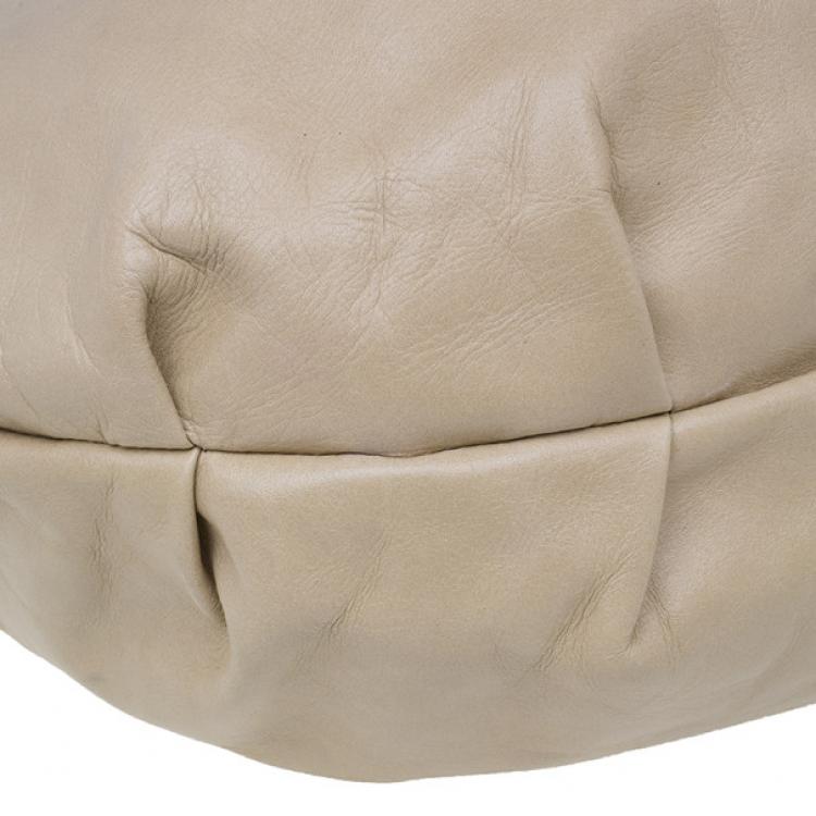 Pre Owned Chloe Gold Leather Large Ethel Hobo