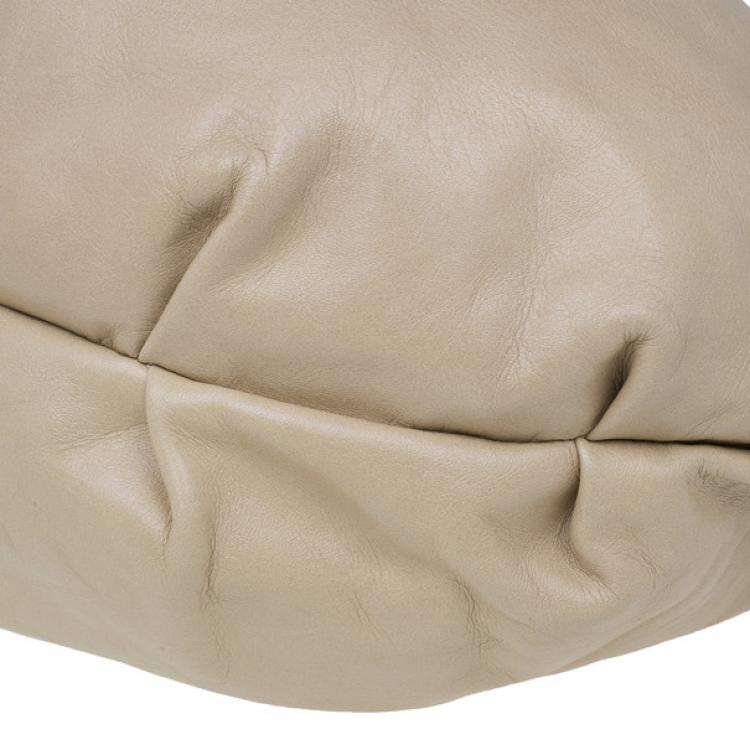 Pre Owned Chloe Gold Leather Large Ethel Hobo