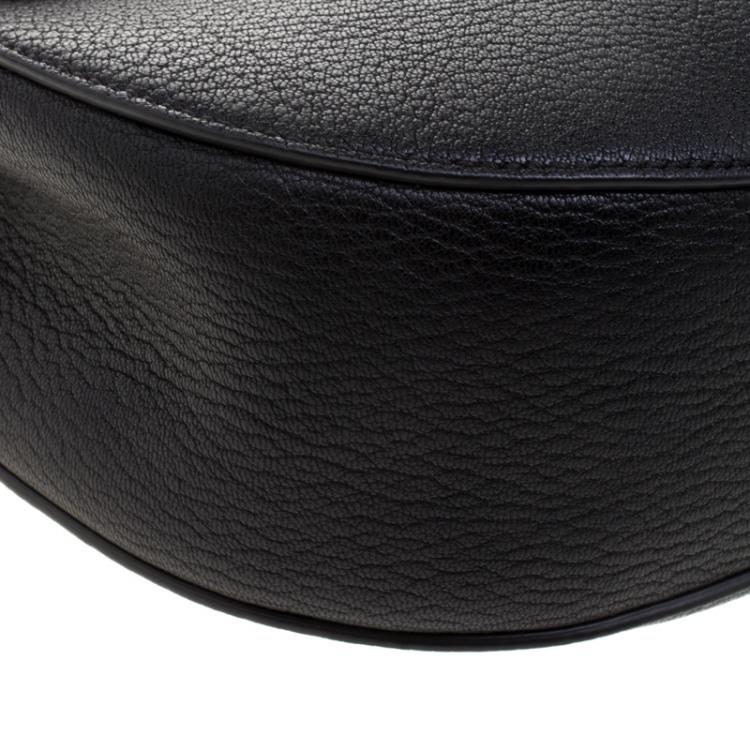 Pre Owned Chloe Black Leather Medium Drew Shoulder Bag