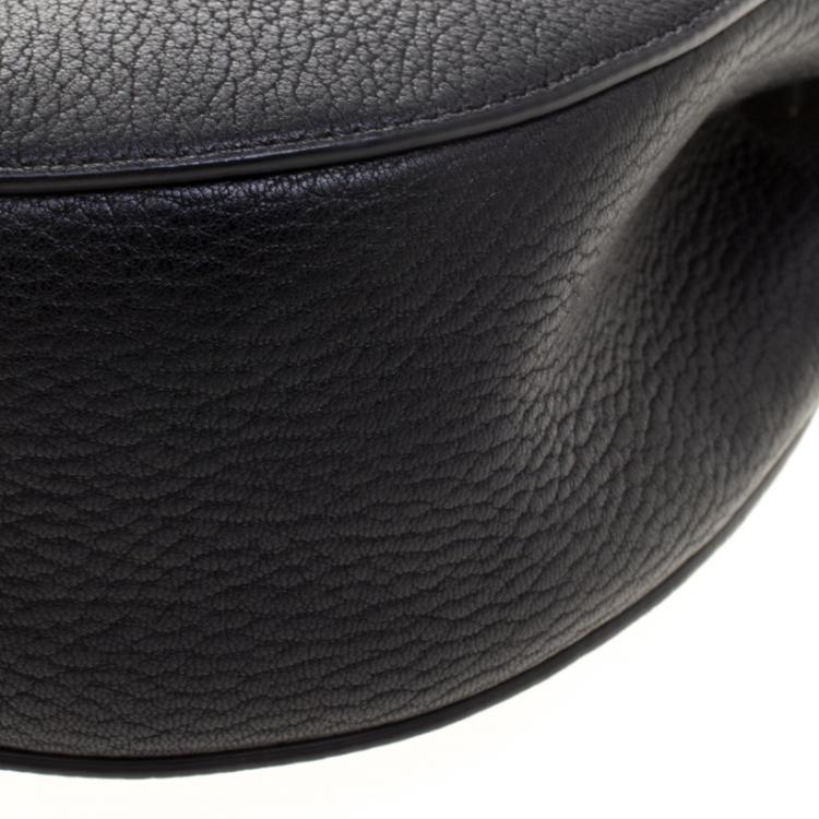 Pre Owned Chloe Black Leather Medium Drew Shoulder Bag