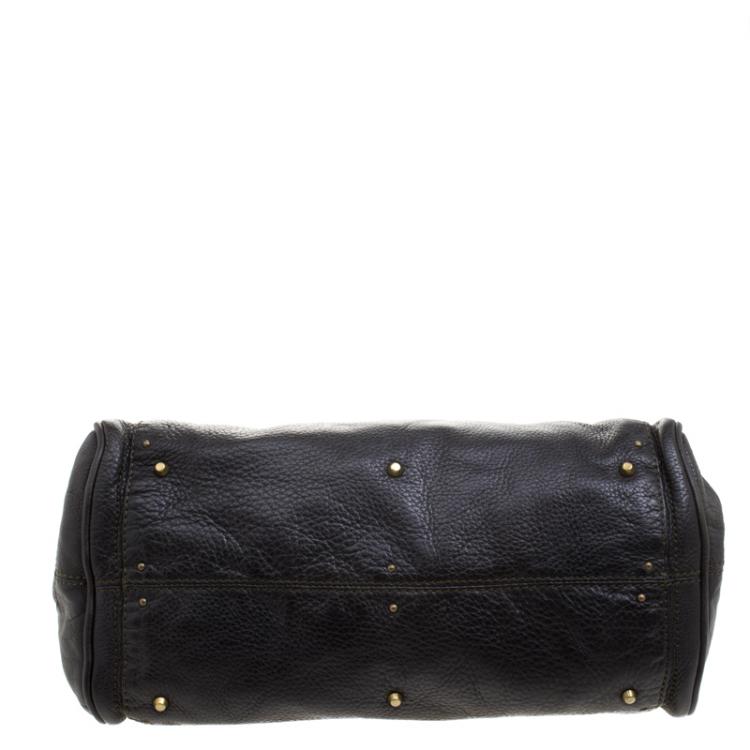Pre Owned Chloe Black Leather Medium Paddington Satchel