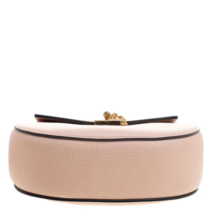 Pre Owned Chloe Beige/Brown Leather Small Drew Shoulder Bag