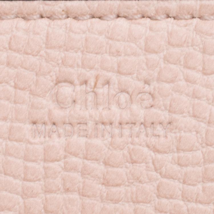 Pre Owned Chloe Beige/Brown Leather Small Drew Shoulder Bag