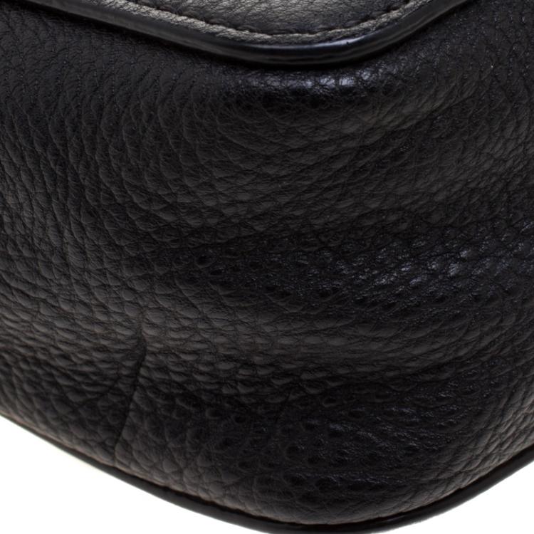 Pre Owned Chloe Black Leather Mini Elsie Crossbody Bag