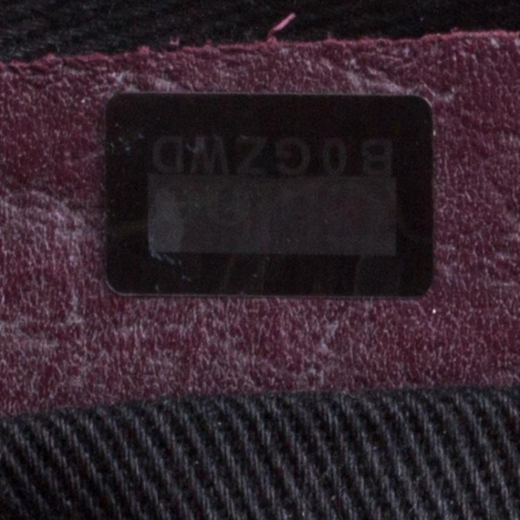 Pre Owned Chloe Purple Pebbled Leather Medium Sally Flap Shoulder Bag