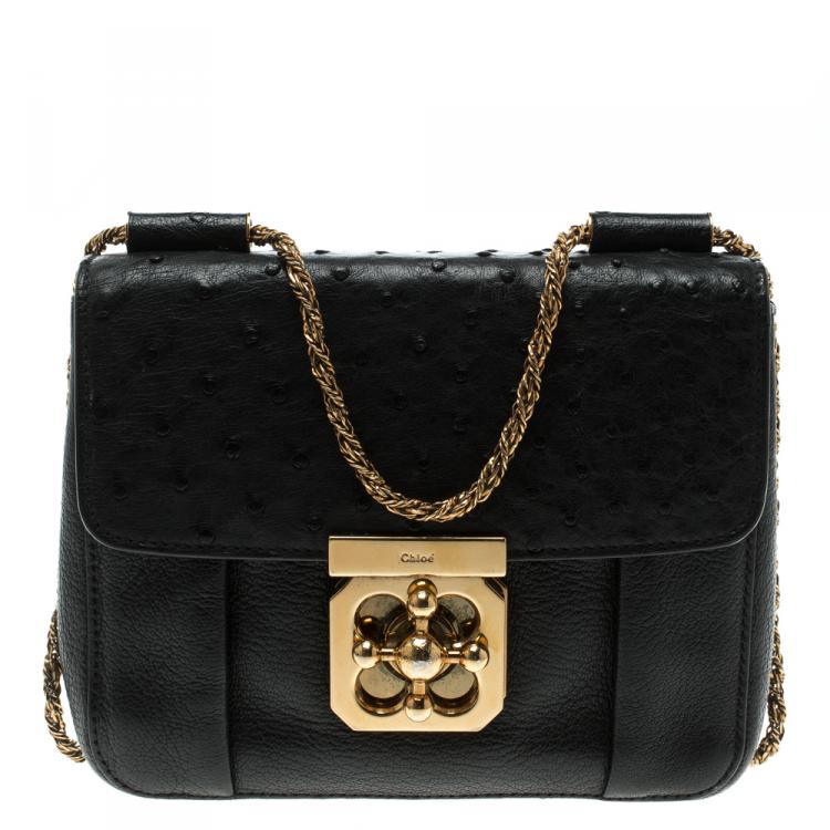 Chloé Marcie Pouch On Chain in Black