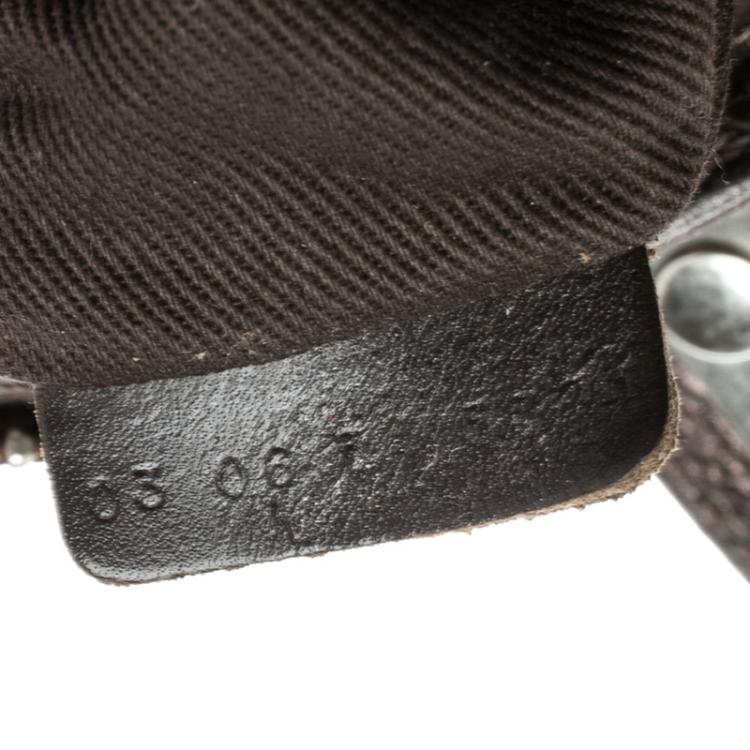 Pre Owned Chloe Metallic Grey Leather Mini Paddington Satchel