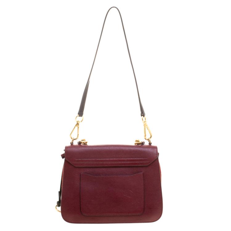 Pre Owned Chloe Red Leather Medium Mily Shoulder Bag