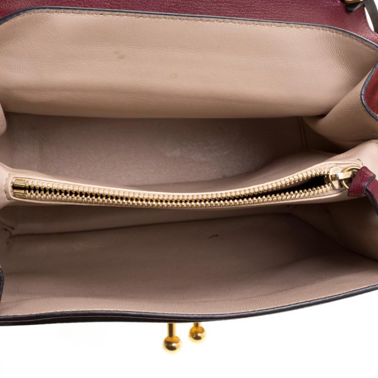 Pre Owned Chloe Red Leather Medium Mily Shoulder Bag