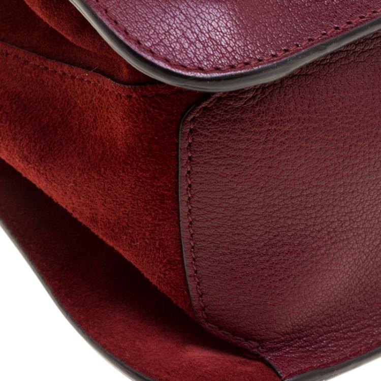Pre Owned Chloe Red Leather Medium Mily Shoulder Bag