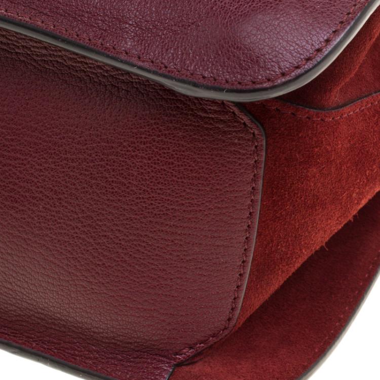 Pre Owned Chloe Red Leather Medium Mily Shoulder Bag