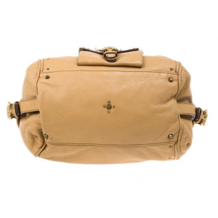 Pre Owned Chloe Brown Leather Front Pocket Paddington