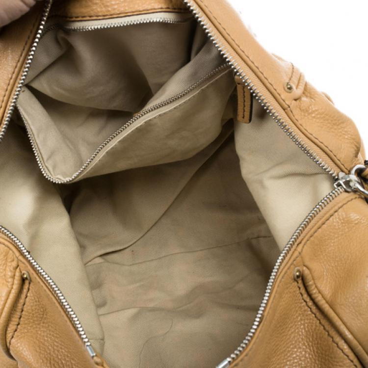 Pre Owned Chloe Brown Leather Front Pocket Paddington