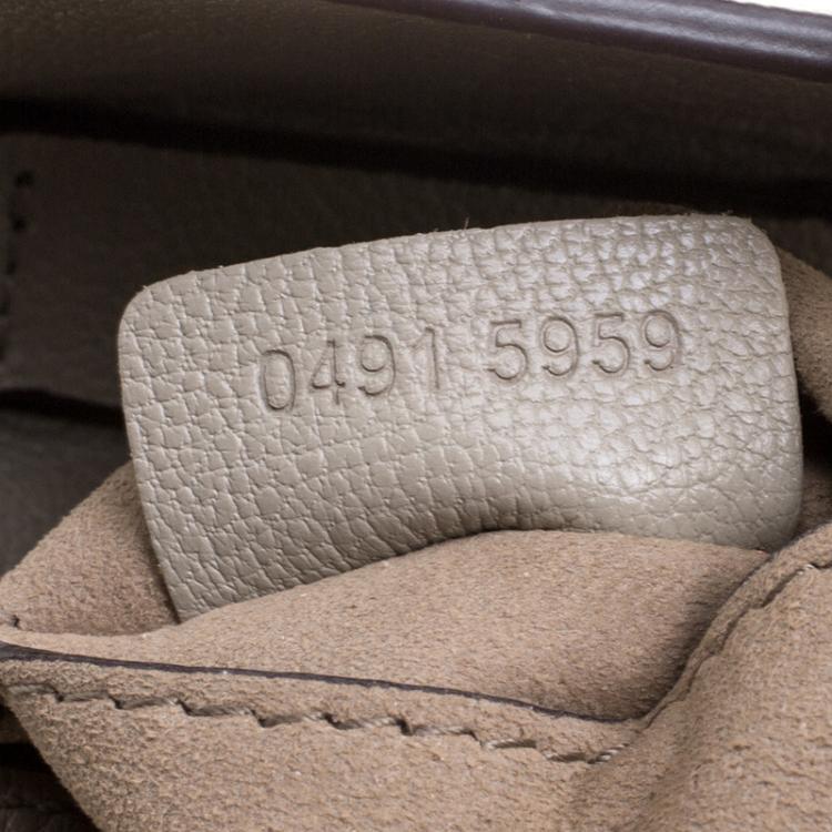 مملوكة مسبقًا Chloe Grey Leather Small Drew Shoulder Bag