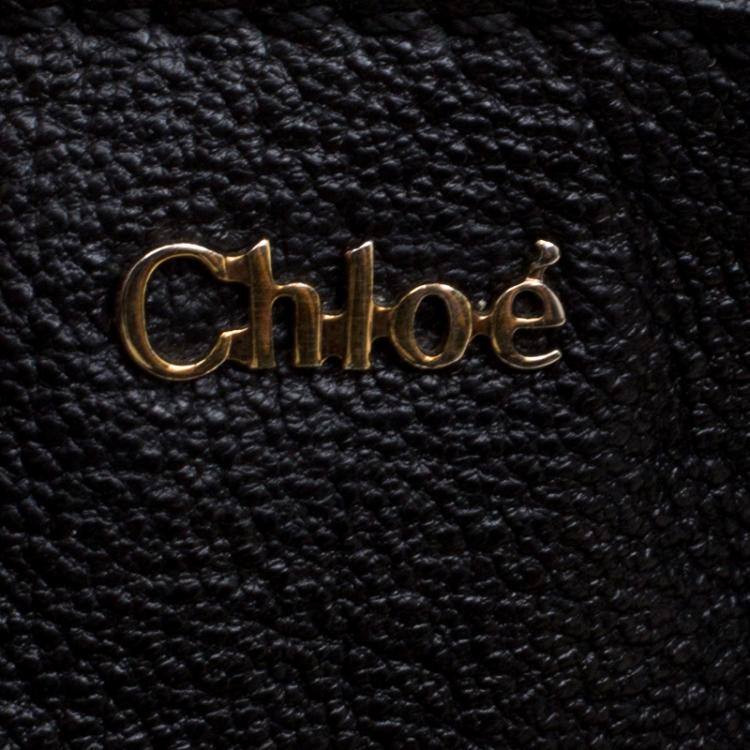 Pre Owned Chloe Black Leather Elsie Satchel