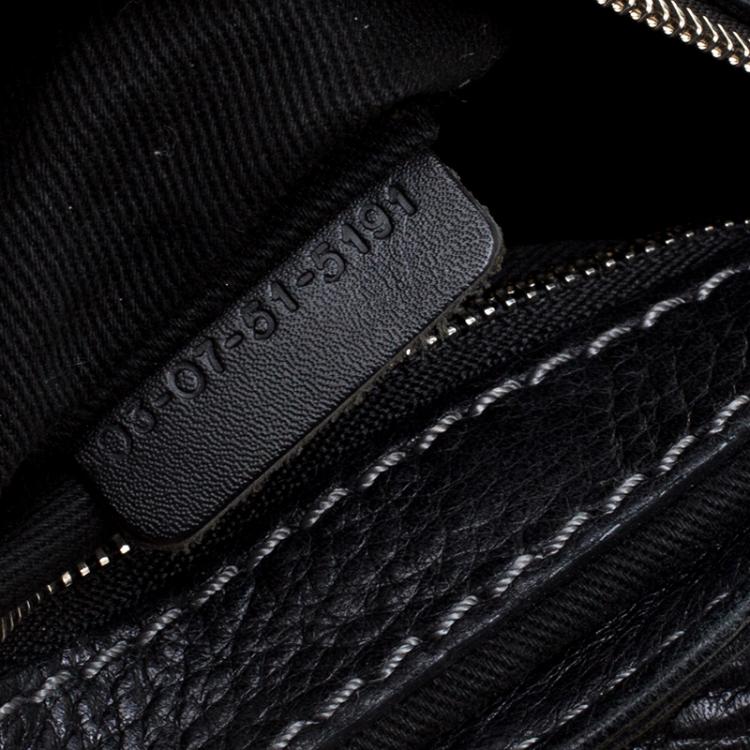 Pre Owned Chloe Black Leather Mini Paddington Satchel