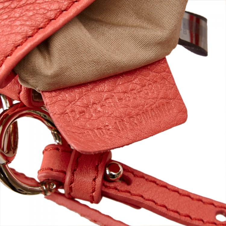 Pre Owned Chloe Pink Leather Lily Shoulder Bag