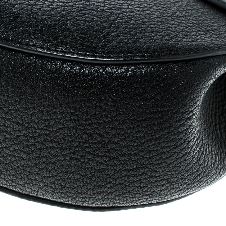 Pre Owned Chloe Black Leather Medium Drew Shoulder Bag