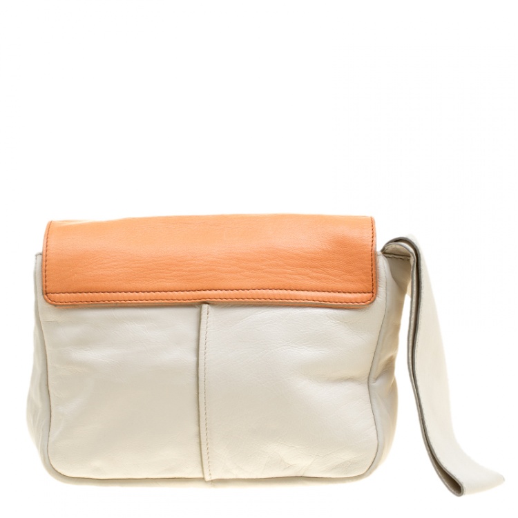 Pre Owned Chloe Multicolor Leather Saskia Clutch Bag