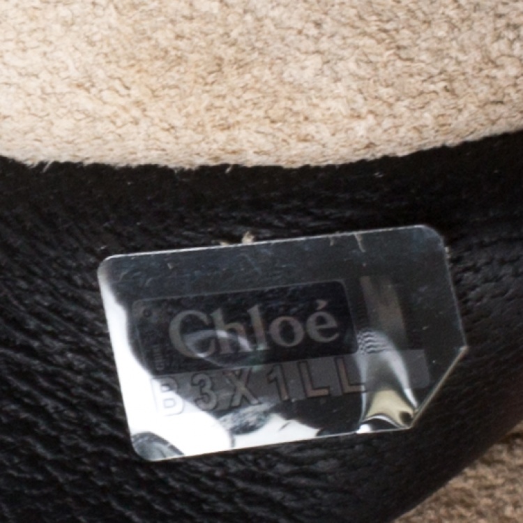 مملوكة مسبقًا Chloe Black Leather Small Drew Shoulder Bag