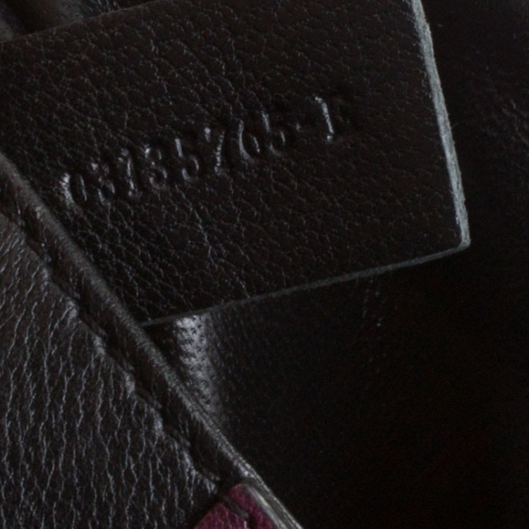 Pre Owned Chloe Purple Leather Small Elsie Shoulder Bag