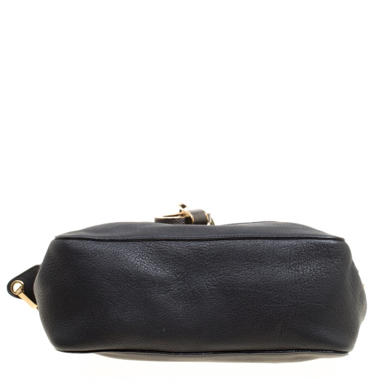 Pre Owned Chloe Black Leather Chain Shoulder Bag
