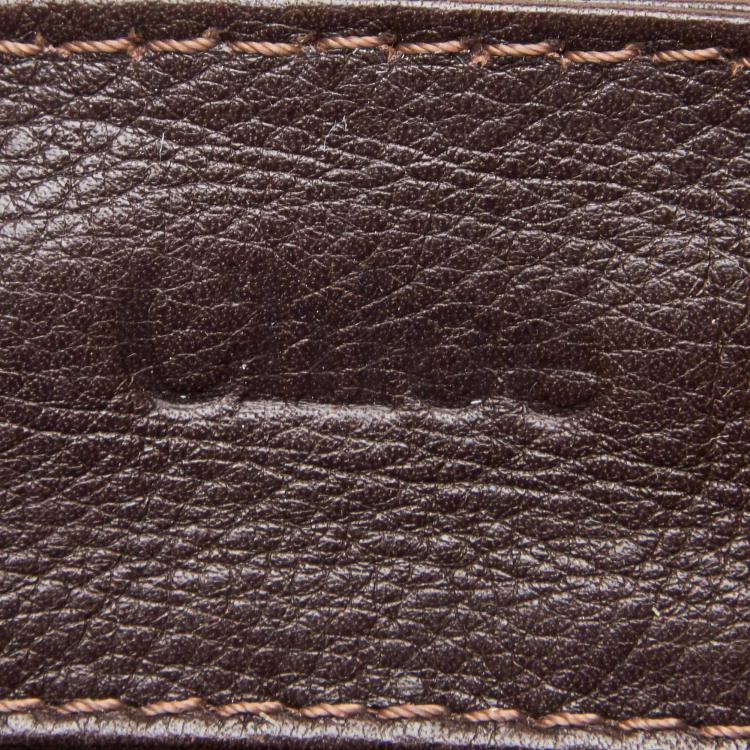 Pre Owned Chloe Dark Brown Leather Paddington Everyday Bag