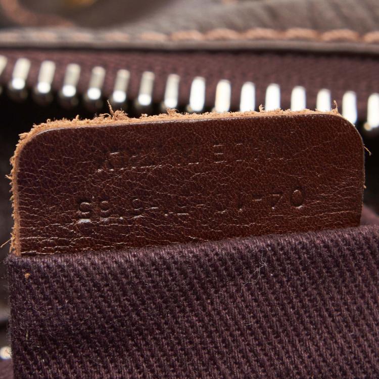 Pre Owned Chloe Dark Brown Leather Paddington Everyday Bag