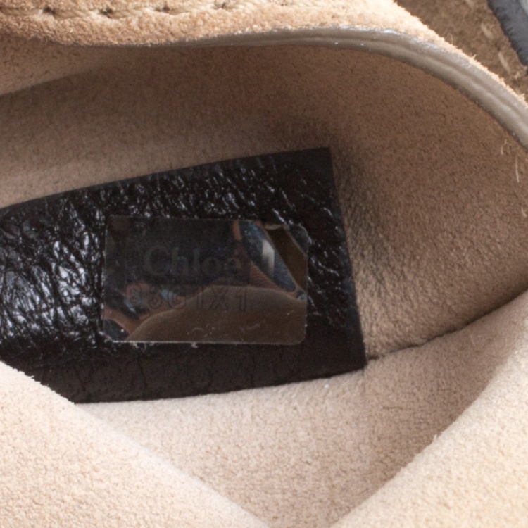Pre Owned Chloe Black Leather Small Drew Shoulder Bag