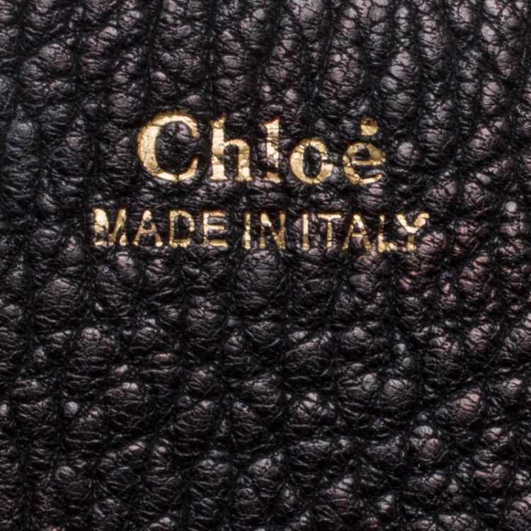 Pre Owned Chloe Black Leather Small Drew Shoulder Bag