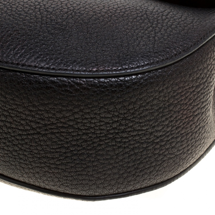 Pre Owned Chloe Black Leather Small Drew Shoulder Bag