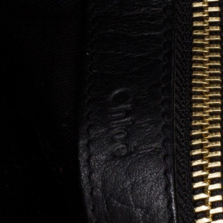 Pre Owned Chloe Large 'Sally' Front Pocket Tote