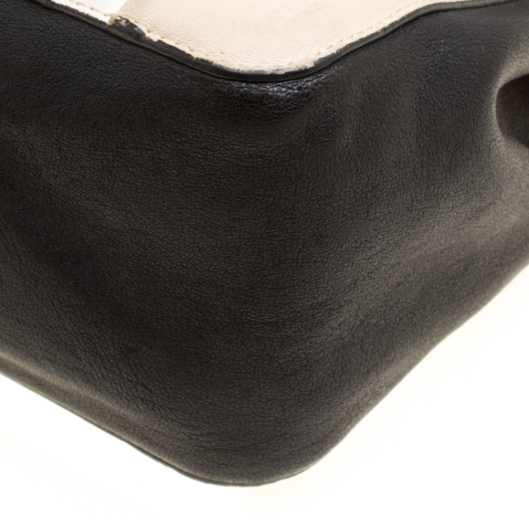 Pre Owned Chloe Tricolor Leather Medium Elsie Shoulder Bag