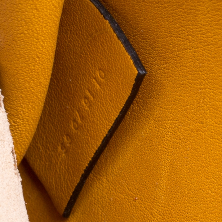 Pre Owned Chloe Mustard Laser Cut Leather Mini Hudson Shoulder Bag