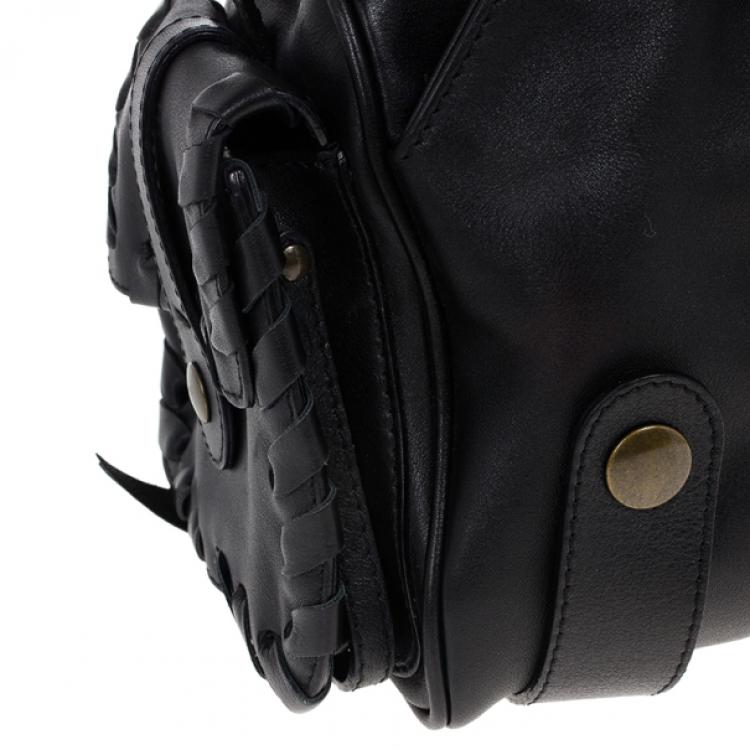 Pre Owned Chloe Black Leather Silverado Bag