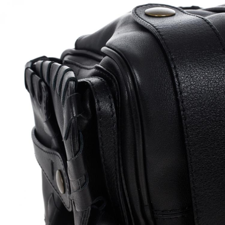 Pre Owned Chloe Black Leather Silverado Bag