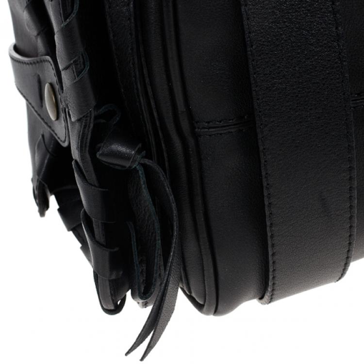 Pre Owned Chloe Black Leather Silverado Bag