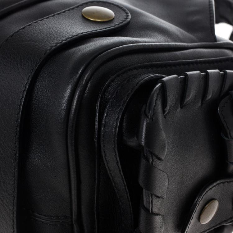 Pre Owned Chloe Black Leather Silverado Bag