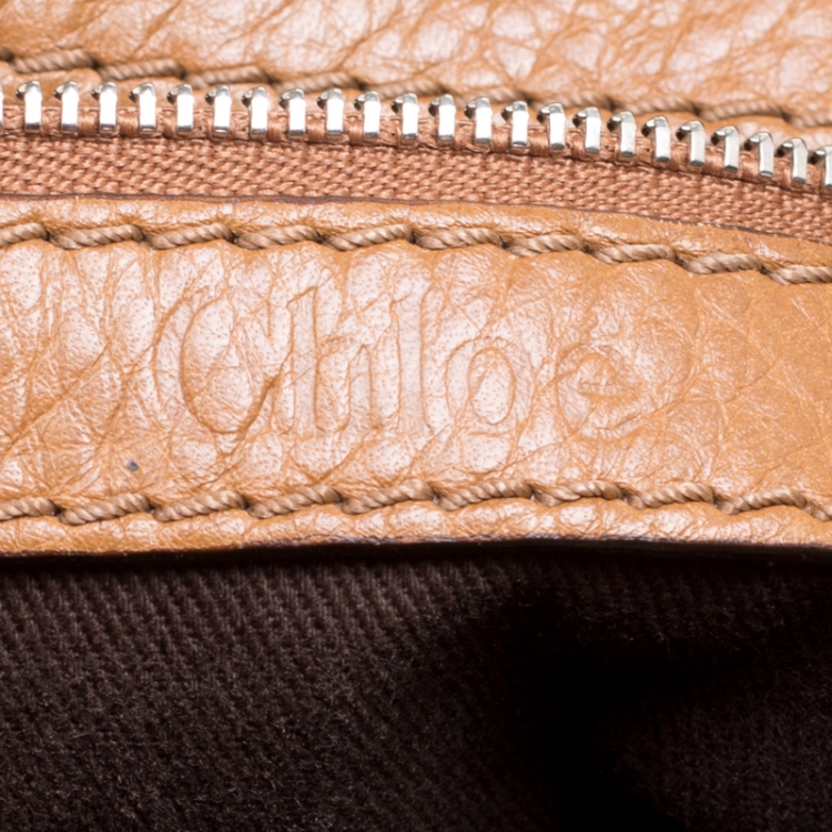 Pre Owned Chloe Brown Leather Paddington Shoulder Bag