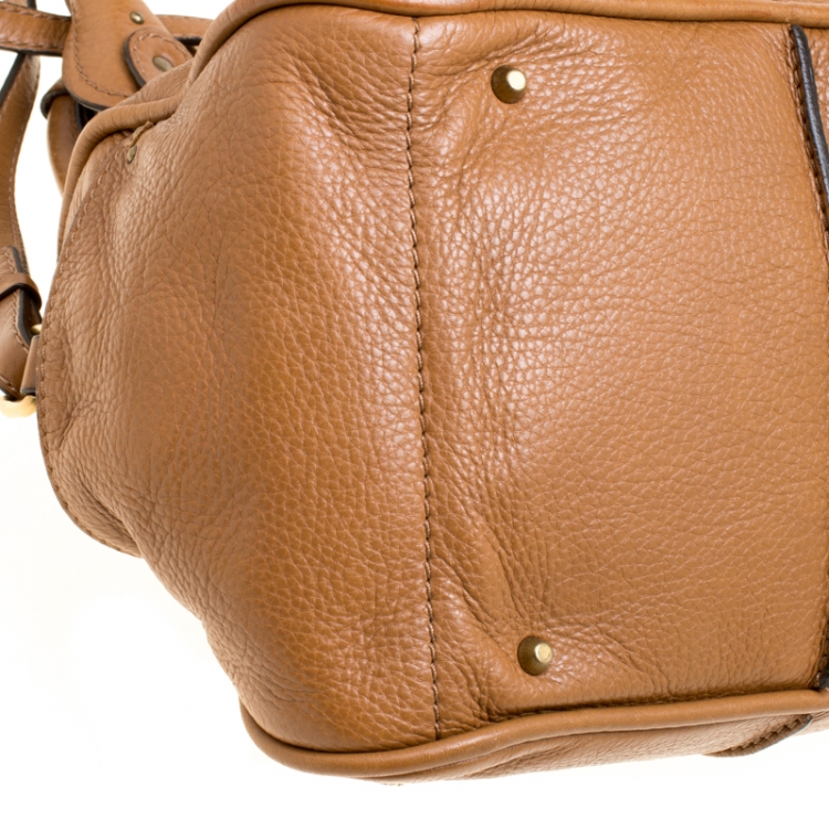 Pre Owned Chloe Brown Leather Paddington Shoulder Bag
