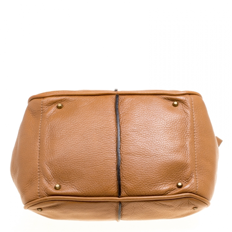 Pre Owned Chloe Brown Leather Paddington Shoulder Bag