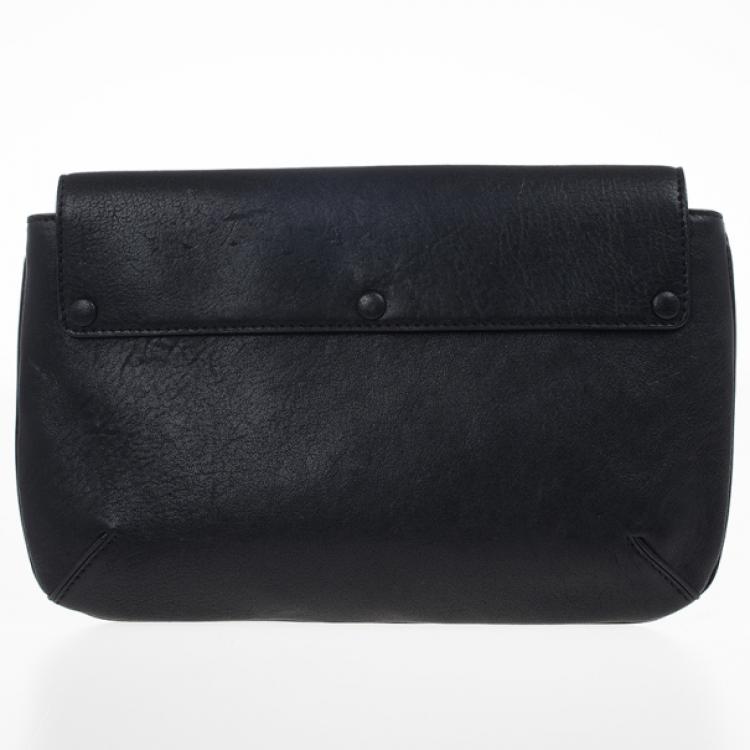Pre Owned Chloe Black Amelia Leather Clutch