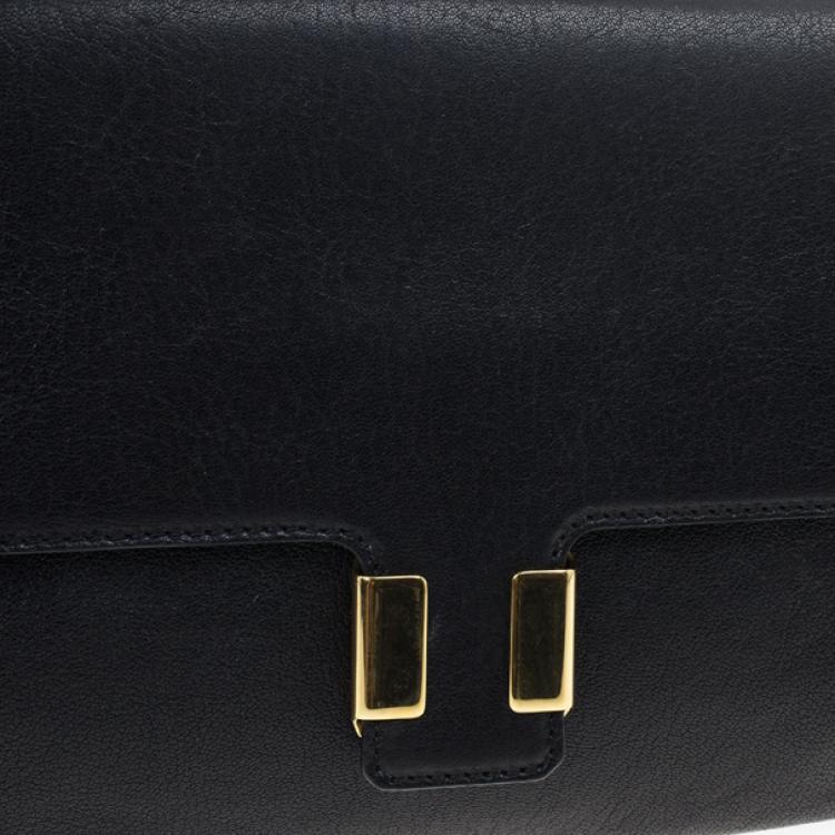 Pre Owned Chloe Black Amelia Leather Clutch