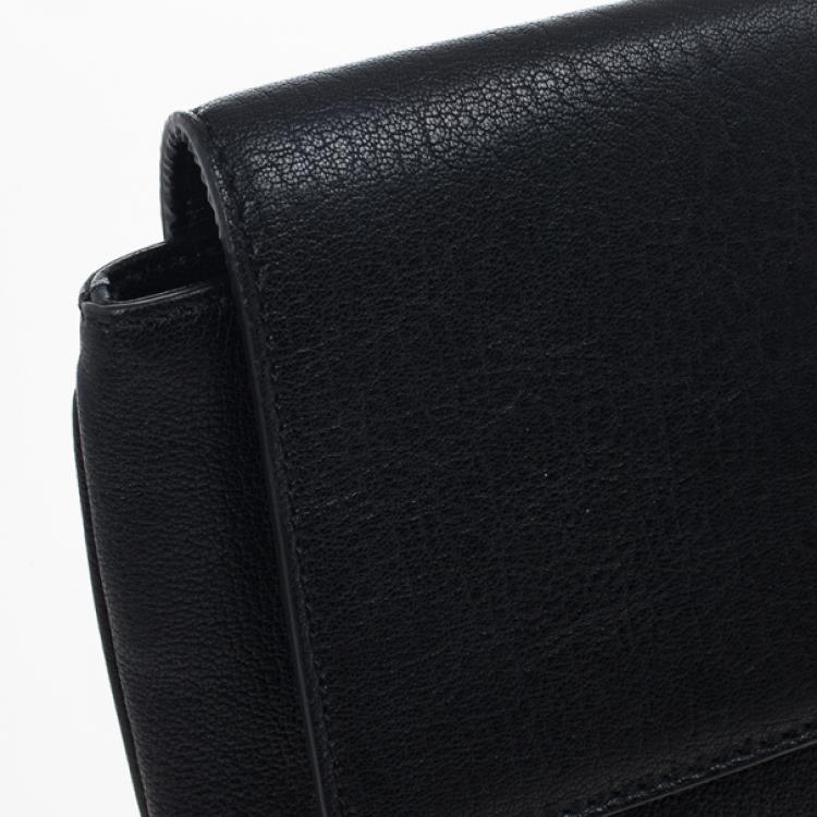 Pre Owned Chloe Black Amelia Leather Clutch