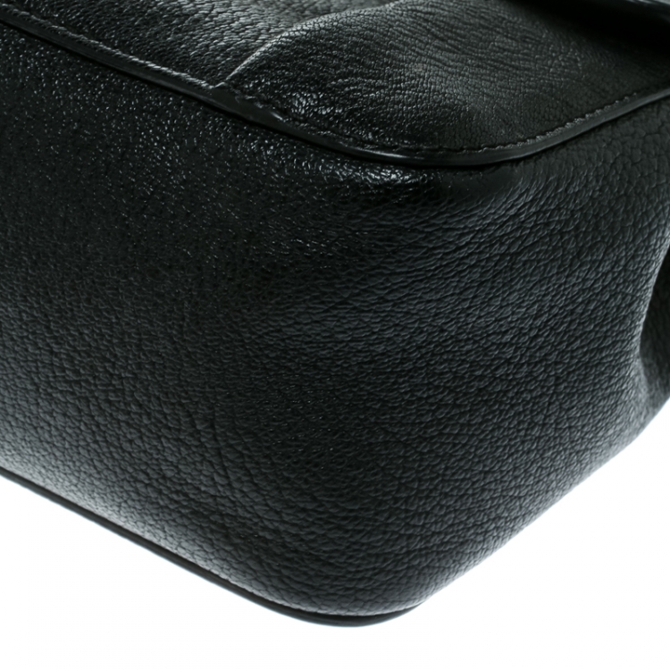 Pre Owned Chloe Black Leather Small Elsie Shoulder Bag